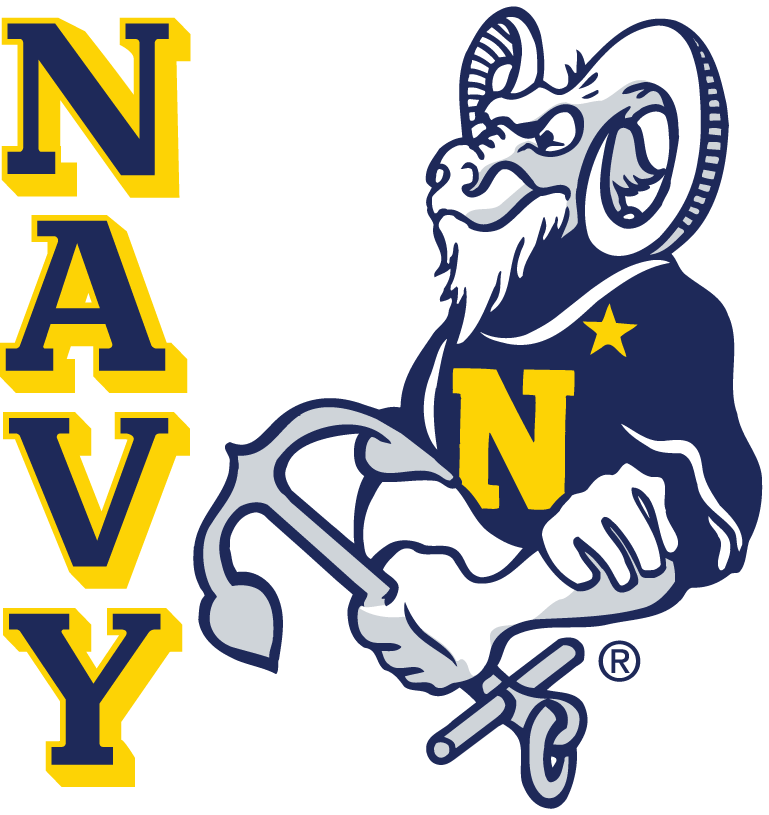 Navy Midshipmen 1972-1997 Secondary Logo 01 vinyl decal